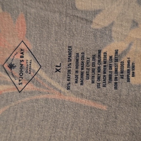 ST. JOHN'S BAY BRAND WOMEN'S BLUE & RED FLORAL SLEEVELESS SUNDRESS SIZE XL - Picture 5 of 12